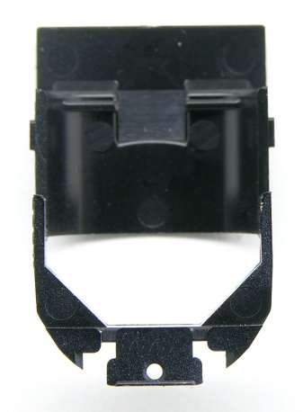 Black plastice light shield and coupler mount