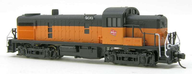 Milwaukee Road RS3 with phase III shell